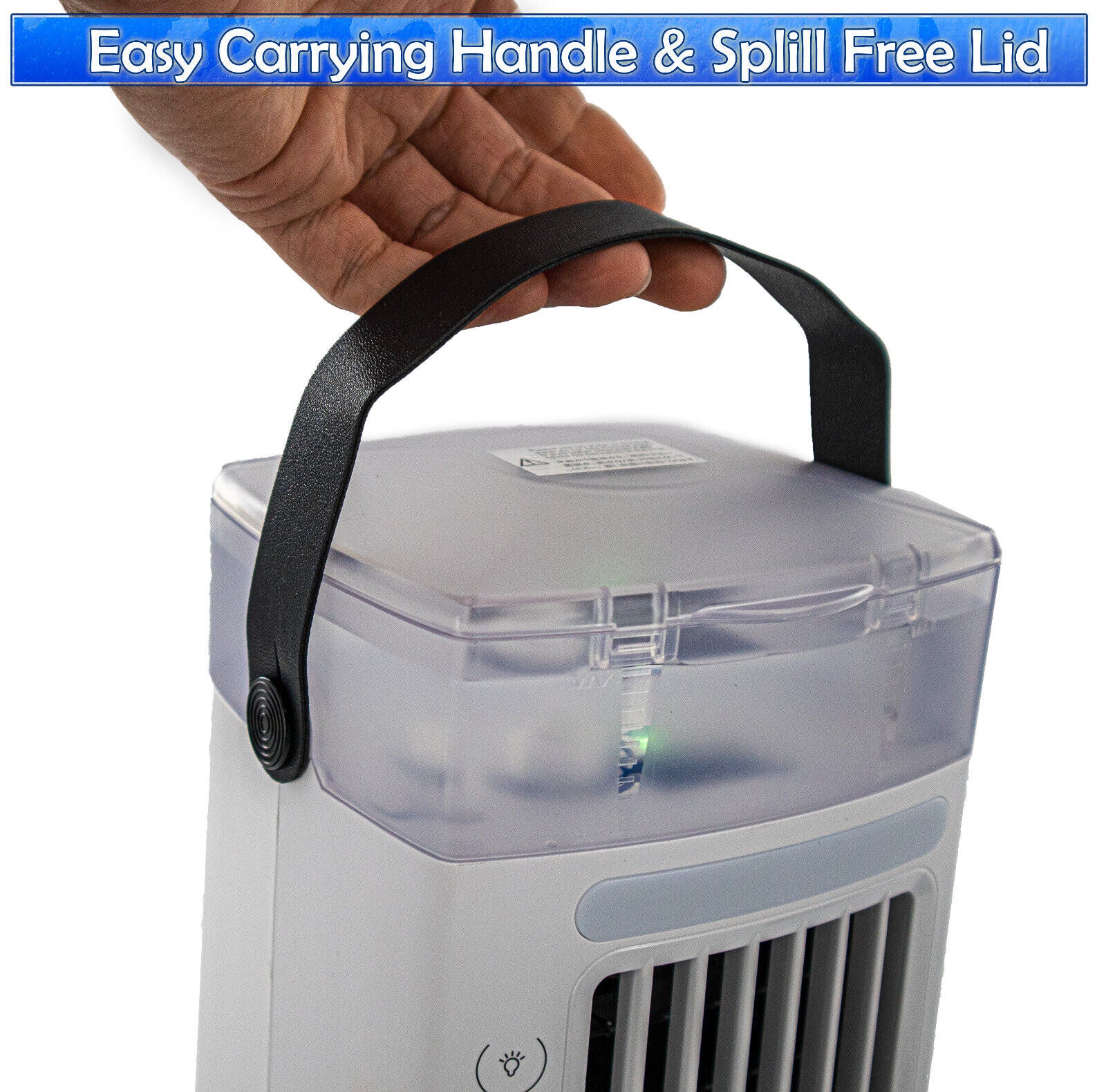 Portable Air Conditioner Personal Space Evaporative Air Cooler Mini AC Dual Fans